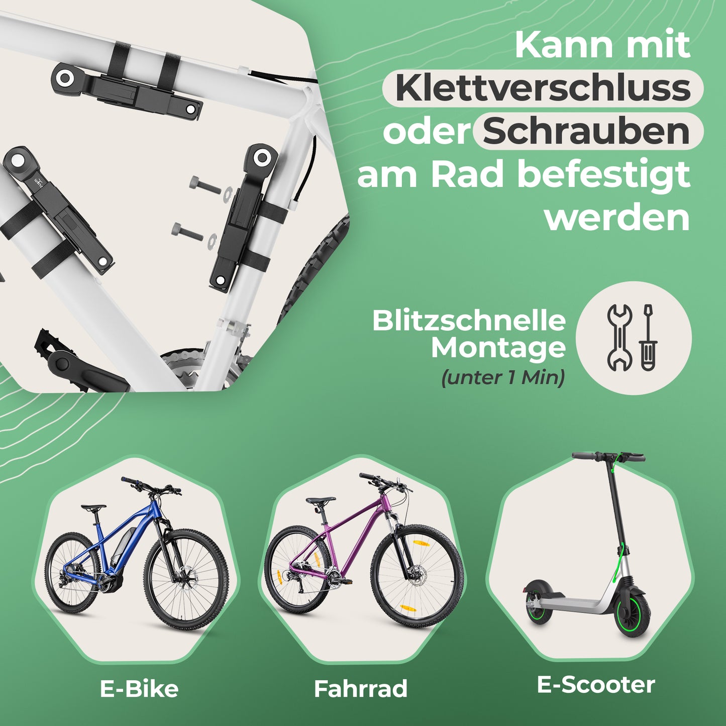 Windweg Faltschloss Urban Zahlen 90cm – Sicherheitslevel 12