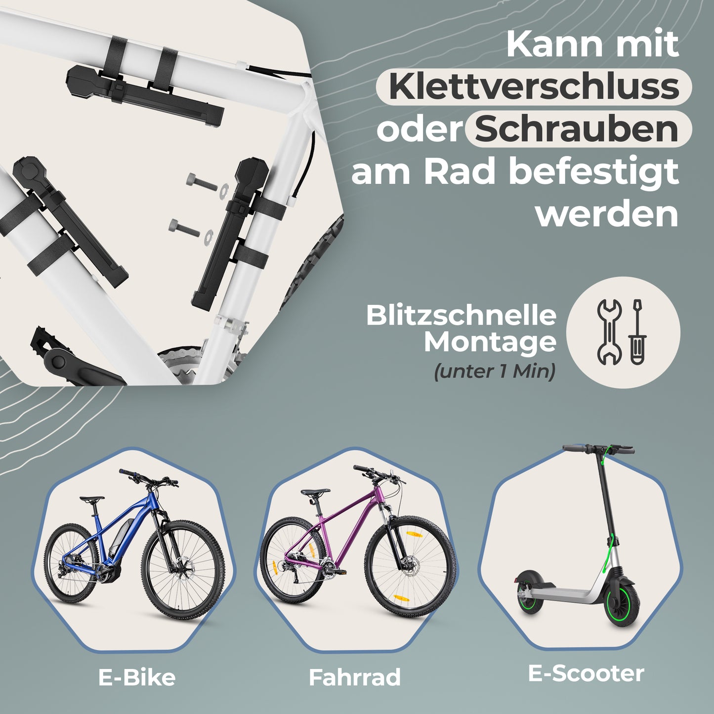Windweg Faltschloss XL Zahlen 120cm – Sicherheitslevel 13