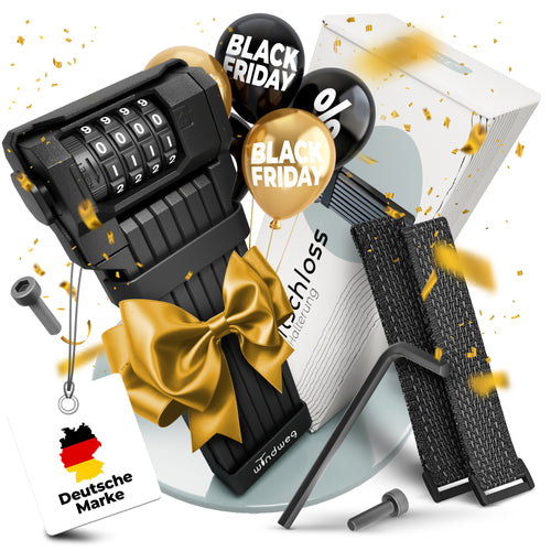 Faltschloss Fahrrad 120cm - Zahlencode