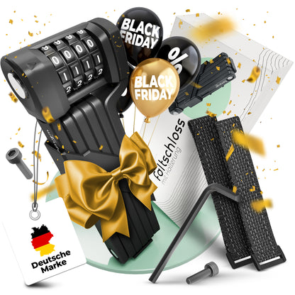 Faltschloss Fahrrad 90 cm – Zahlencode