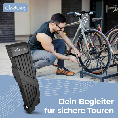 Faltschloss Fahrrad 90cm - 3 Schlüssel