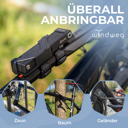 Faltschloss Fahrrad 90cm - 3 Schlüssel