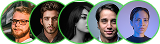 Eine Liste von Personen in ihren Gesichtern als Avatare
